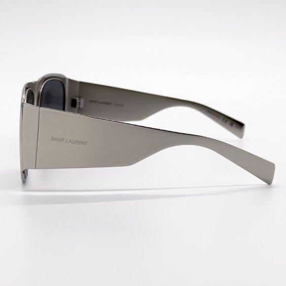 NEW SAINT LAURENT SL636 002 SUNGLASSES UNISEX  SILVER SUNGLASSES SAINT LAURENT - Picture 7 of 11